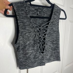 Cut Out Crop Tank